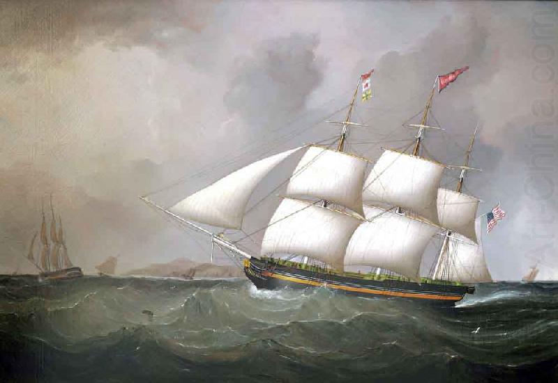 Samuel Walters American Packet VICTORIA off Holyhead china oil painting image